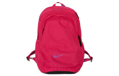 Nike Polyester Backpack Regular Unisex Rose Red