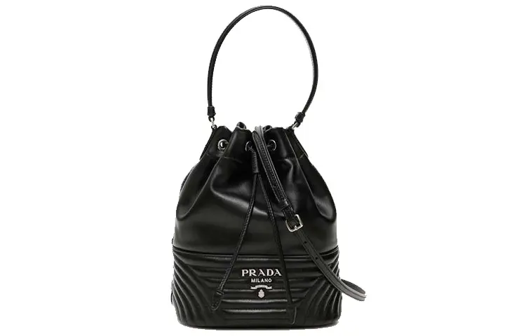 PRADA Leather Handbag Women's Black