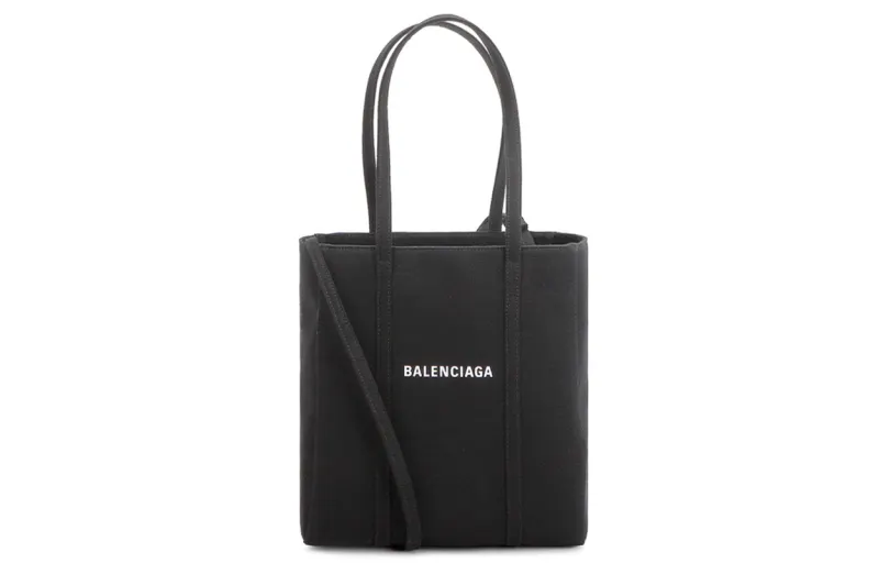 Balenciaga Canvas Portable Crossbody Bag, Shoulder Bag Women's Black