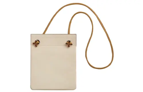 HERMES Aline Color Block Milo Lambskin And Swift Leather Shoulder Bag, Crossbody Bag Women's