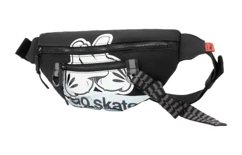 Li Ning OG SLICK Collaboration Skateboard Reflective Fabric Shoulder Bag, Crossbody Bag, Sling Bag, Fanny Pack Regular