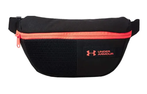 Under Armour Zip Closure Polyamide Sling Bag, Fanny Pack Unisex Black