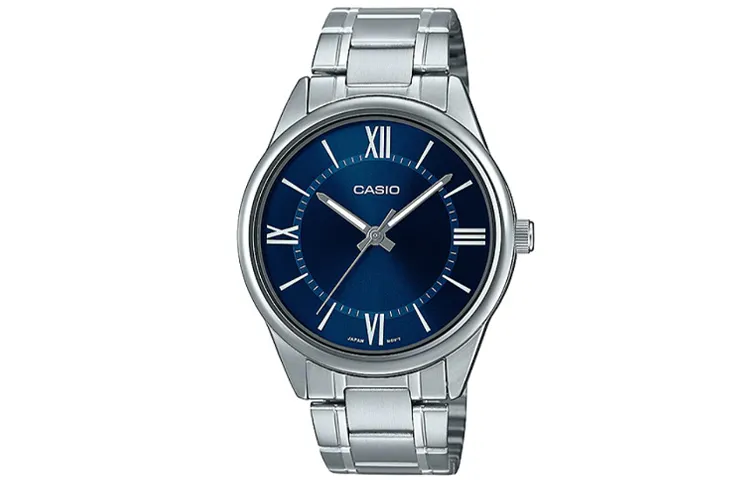 CASIO Men Standard Series Blue Watch MTP-V005D-2B5