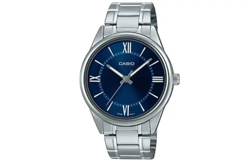 CASIO Men Standard Series Blue Watch MTP-V005D-2B5