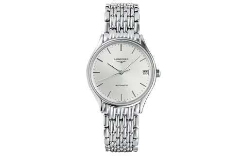 LONGINES Lvya Collection Automatic Mechanical Movement Women's Watch 30mm Silver Dial Stainless Steel Case