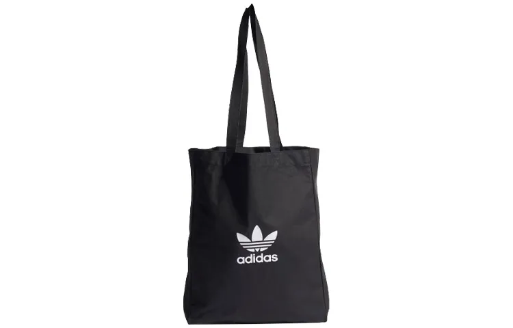 Adidas Originals Adidas Cotton Tote Bag, Shopping Bag, Handbag Regular Men's Black