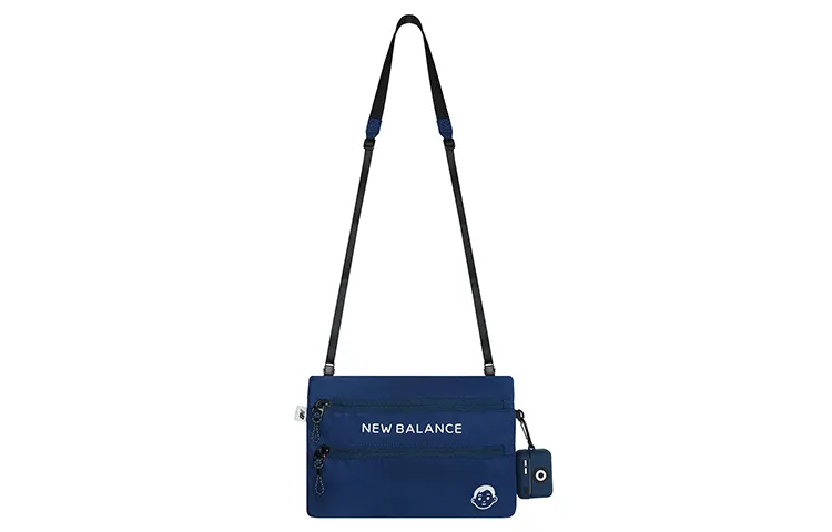 New Balance Noritake Collaboration Silicone Shoulder Bag, Crossbody Bag Regular Unisex Navy Blue
