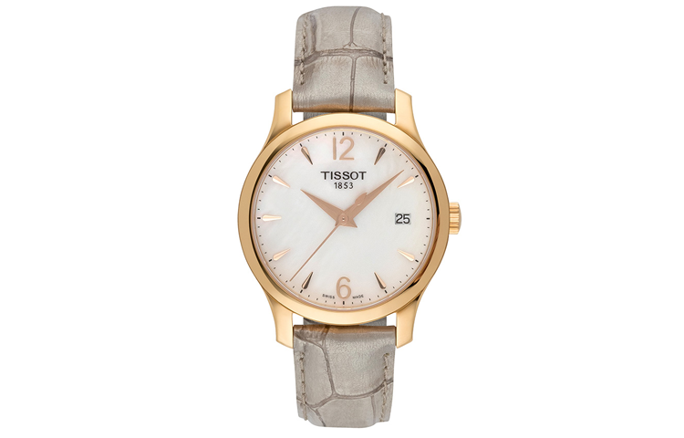 Женские часы TISSOT Tradition (перламутровые)