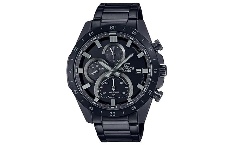 CASIO Men EDIFICE Black Watch EFR-571MDC-1AV