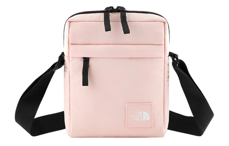 THE NORTH FACE 6L Small Square Bag, Shoulder Bag, Crossbody Bag, Outdoor Bag Nylon Cherry Blossom Pink Women's