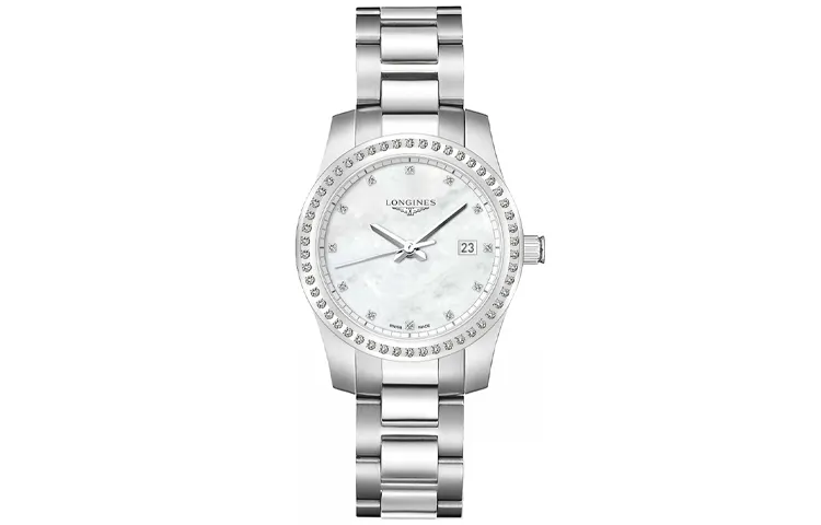 LONGINES Comcast Collection Quartz Movement 30m Waterproof Women's Watch 29.5mm White Dial