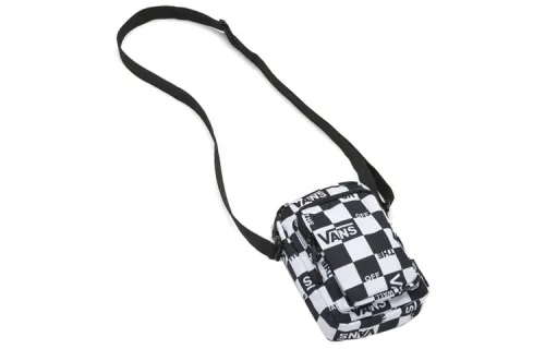Vans Canvas Shoulder Bag Unisex Black & White