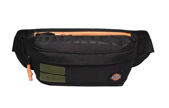 Dickies Polyester Shoulder Bag, Crossbody Bag, Dumpling Bag, Sling Bag Unisex Black