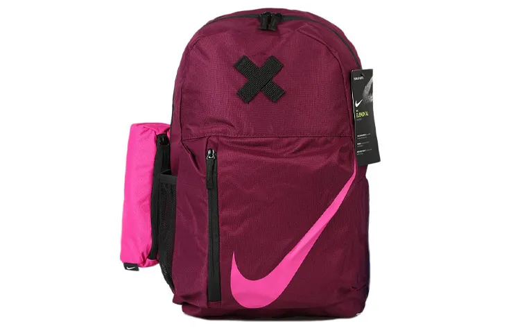 Nike Polyester Backpack Regular Women's Dark Red