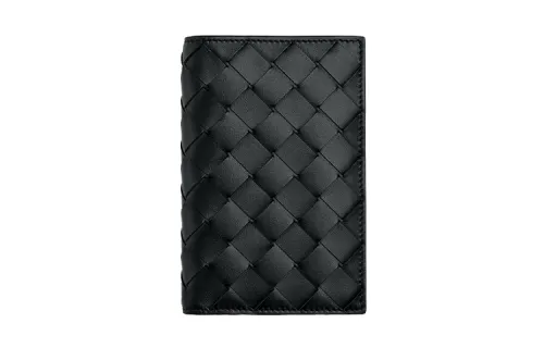 Bottega Veneta Calfskin Wallet Men's Black