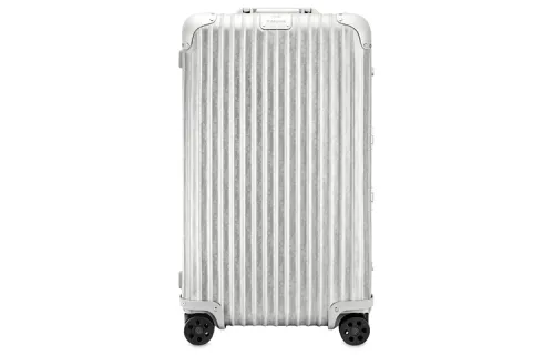 DIOR Rimowa Collaboration Aluminum Magnesium Alloy Suitcase Luggage 28 Inch Unisex Gray