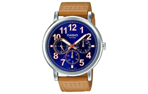 CASIO Men Standard Series Blue Watch MTP-E309L-2B2