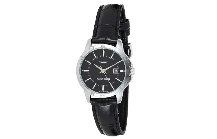 CASIO Women's Standard Series Black Watch LTP-V004L-1A