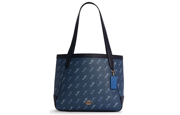 COACH PVC Tote Bag, Shopping Bag, Shoulder Bag Large Women's Denim