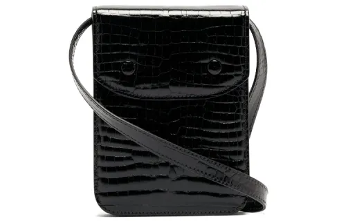 Maison Margiela Cow Leather Messenger Bag, Crossbody Bag Mini Unisex Black