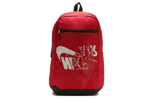 Jordan Polyester Basketball Bag Backpack Regular Unisex Red