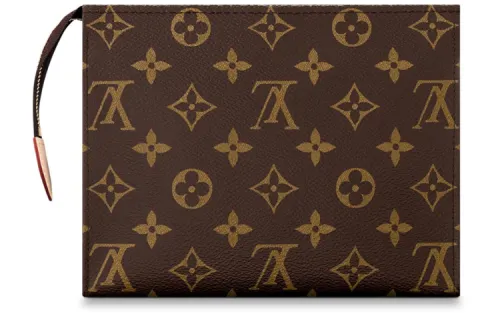 LOUIS VUITTON Toiletry Pouch 19 Monogram Brown