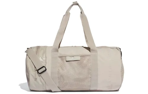 Adidas Nylon Luggage Bag Travel Bag Unisex Light Brown