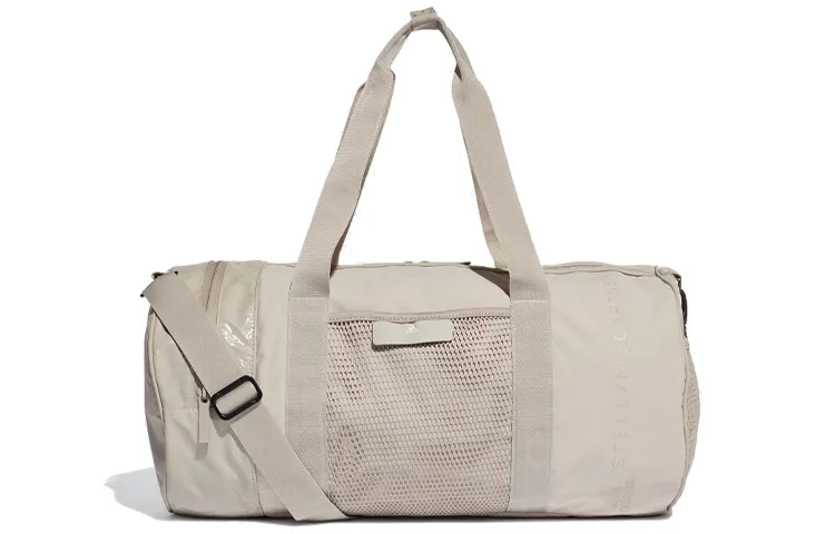 Adidas Nylon Luggage Bag Travel Bag Unisex Light Brown