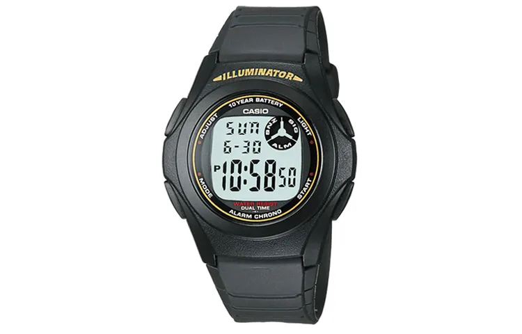 CASIO Men YOUTH Black Watch F-200W-9A