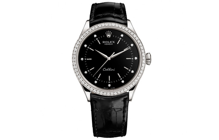 ROLEX Cellini Collection Automatic Mechanical Movement 50m Waterproof Men's Watches Watch 39mm Black Dial