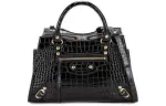 Balenciaga Soft Calfskin One Shoulder Handbag Small Women's Black