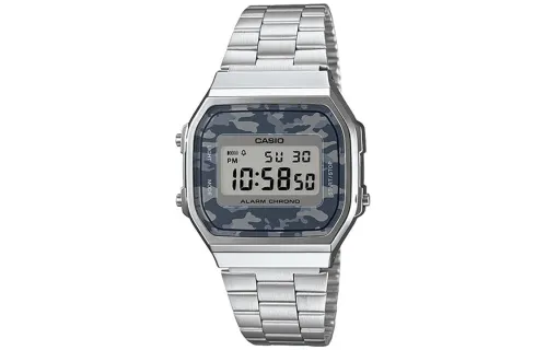 CASIO Men VINTAGE Series Gray Watch A168WEC-1VT