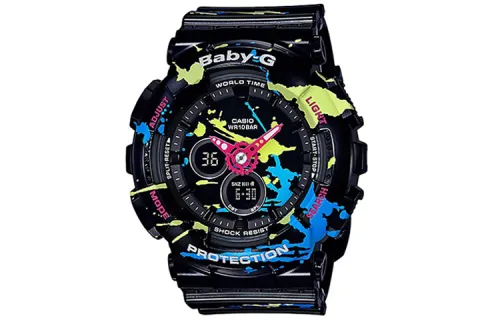 CASIO Women's BABY-G Black Watch BA-120SPL-1A