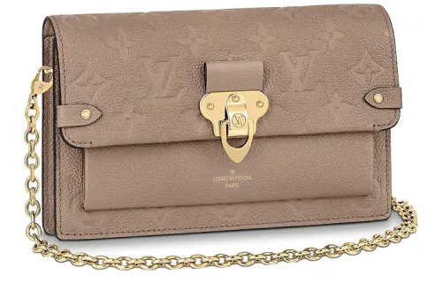 LOUIS VUITTON Vavin Cow Leather Weiwei An Crossbody Bag Regular Women's Milk Tea