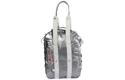 Adidas Originals Adidas Trefoil 032C Collaboration Polyurethane Handbag Unisex Light Gray