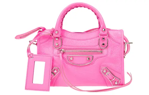 Balenciaga Sheepskin Handbag Women's Pink