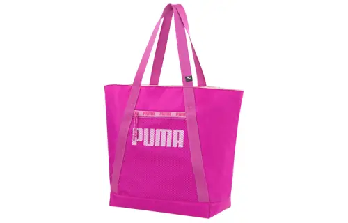 PUMA Fabric Handbag, Tote Bag, Shoulder Bag Women's Fuchsia
