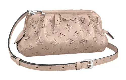 LOUIS VUITTON Scala Cow Leather One Shoulder Crossbody Clutch Mini Women's Pink