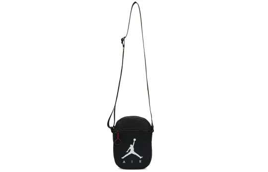 Jordan Polyester Cell Phone Pouch, Shoulder Bag, Crossbody Bag Small Unisex Black