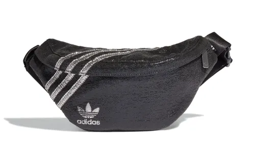 Adidas Originals Trefoil PET Film Waist Bag Chest Bag Women's Black