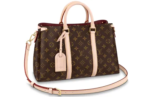 LOUIS VUITTON Soufflot Natural Calfskin Shoulder Bag, Crossbody Bag, Handbag Medium Women's Multicolor