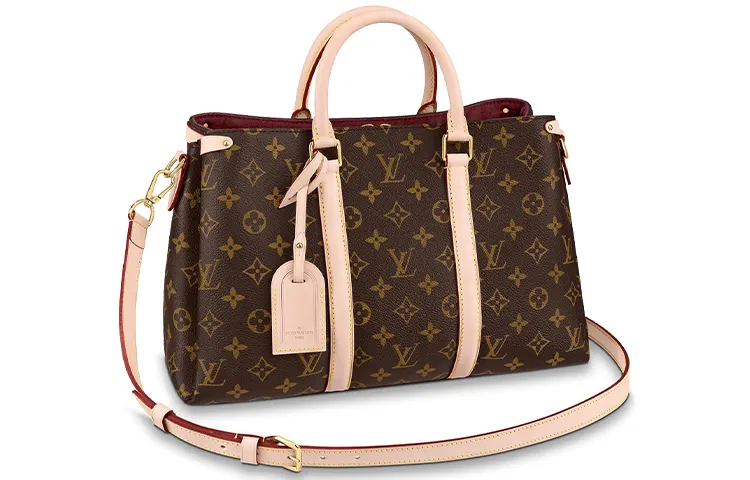 LOUIS VUITTON Soufflot Natural Calfskin Shoulder Bag, Crossbody Bag, Handbag Medium Women's Multicolor