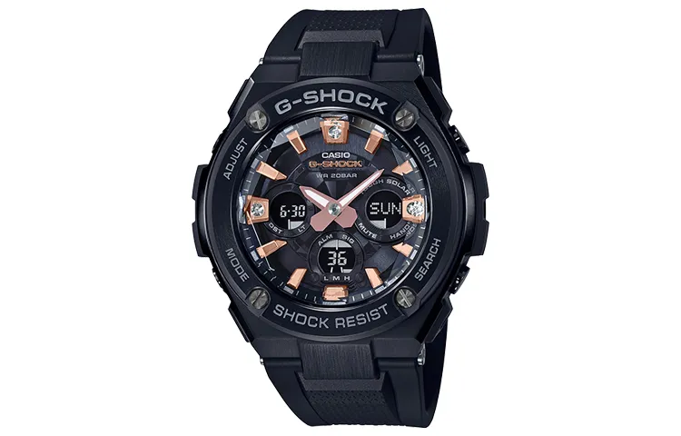 CASIO Men G-STEEL Series Black Watch GST-S310BDD-1A