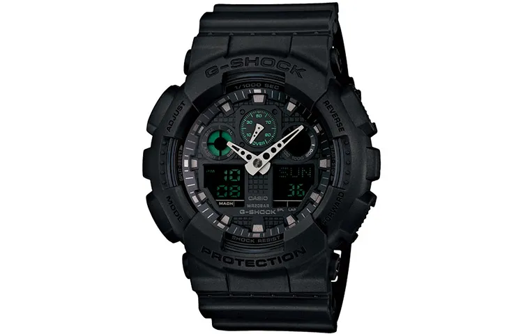 CASIO Men Black Watch GA-100MB-1A