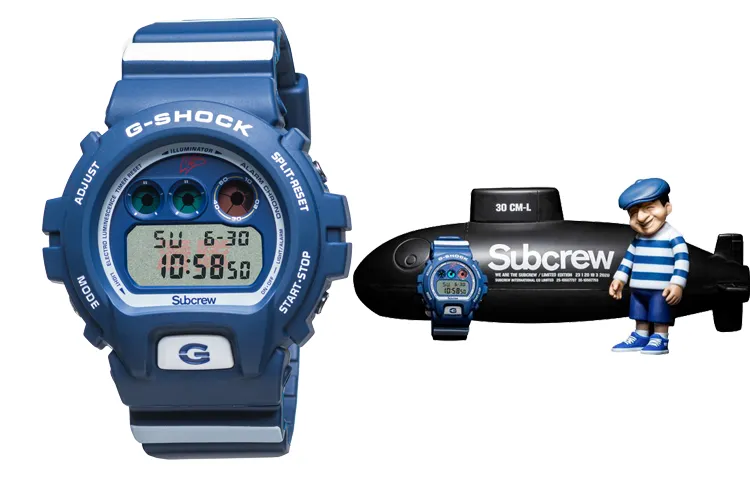 CASIO Men G-SQUAD Series Blue Watch