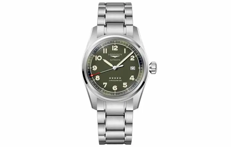 LONGINES Spirit Collection Automatic Mechanical Movement Men's Watches Watch 40mm Green Dial
