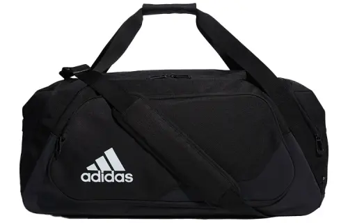 Adidas Polyester Portable Crossbody Bag, Travel Bag, Gym Bag Unisex Black