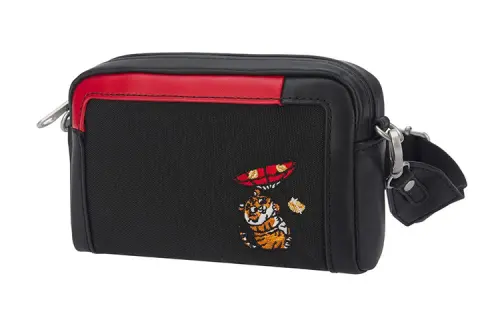 Li Ning Sports Life Collection Polyester Shoulder Bag, Crossbody Bag Regular Unisex Black