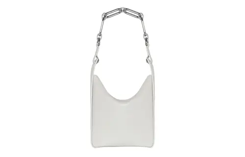 Balenciaga Grained Calfskin Tote Bag, Shopping Bag, Handbag Small Women's White