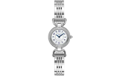 LONGINES Rider Collection Quartz Movement 30m Waterproof Women's Watch 23mm Silver Dial Stainless Steel Case